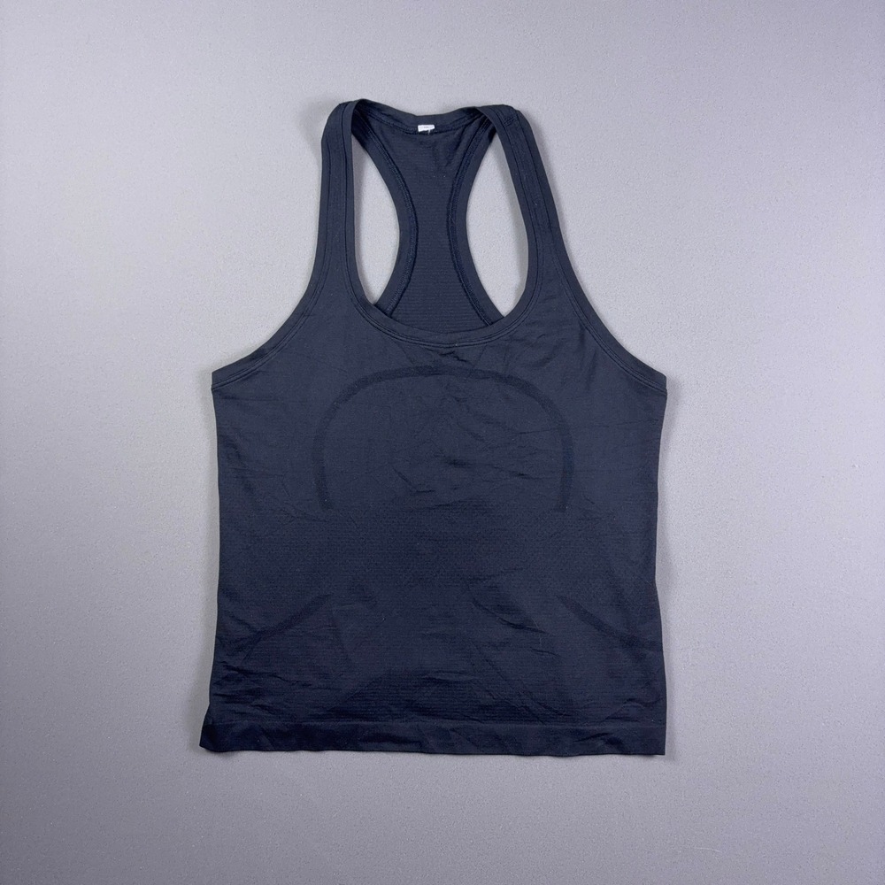 Lululemon Swiftly Tech Racerback Tank Top Black Seamless Athletic Running Yoga